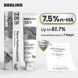【CEELIKE】Fluoride-Free Nano Hydroxyapatite Toothpaste | Advanced Enamel Repair & Long-Lasting Fresh Breath | Mild Mint | 4.23 oz