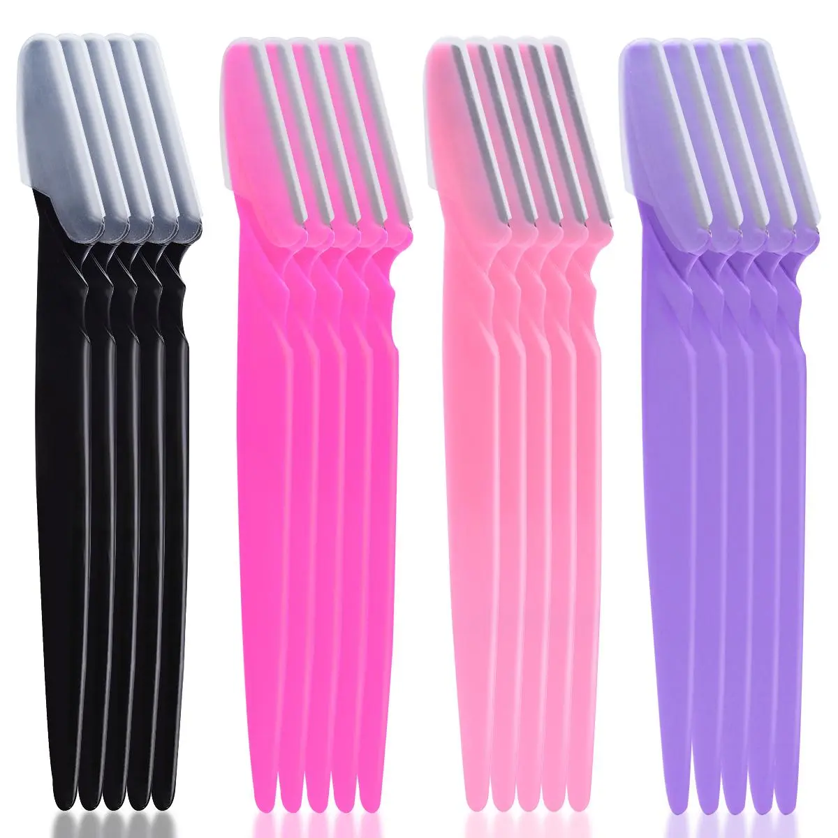 Eyebrow Razor, 20pcs/set Gentle Smooth Eyebrow Trimmers, Eyebrow Hair Trimmer, Eyebrow Razors for Women, Facial Razors for Shaving, Shaping Tool, Eyebrow Shaping Kit