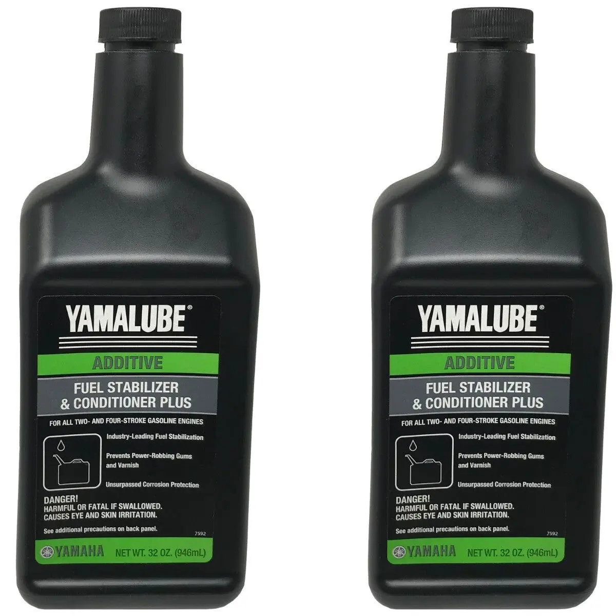 Yamaha OEM Fuel Stabilizer & Conditioner Plus ACC-FSTAB-PL-32 - 2 Pack