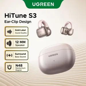 UGREEN Wireless Earbuds Bluetooth 5.4 Headphones Sport with Earhooks,48H Playtime,Fast Charging Case,Noise Cancelling Mic for Running Gym Workout ,earclip design，TikTokShopBlackFriday ,TikTokShopHolidayHaul