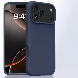 Simple and Classic Skin-feel Liquid Silicone Phone Case for IPhone 17 16 15 14 13 12 11 Pro Max Plus