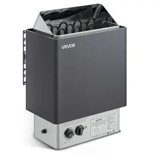 VEVOR Sauna Heater, 9KW 240V Electric Sauna Stove, Dry Steam Bath Saunas Stove with Pre-Drilled Bracket, Fit 317.8 to 459 CU. FT Saunas Rooms, Steam Bath Stoves for Home, Commercial, Leisure Venues