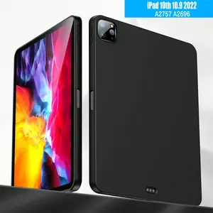 Silicone Soft Case Tablet Protective Cover Full Edge Protection Honeycomb Ventilation Compatible with iPad Air4/5/6, 7/8/9/10th Gen, iPad 11 A16 Tablet Casing