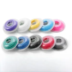 15Feet/Roll Dental Orthodontics Elastic Power Chain for Braces Rubber Band Leagues Ultra Powerchains Continuous Long Short Oral Gentle Force Blue Black