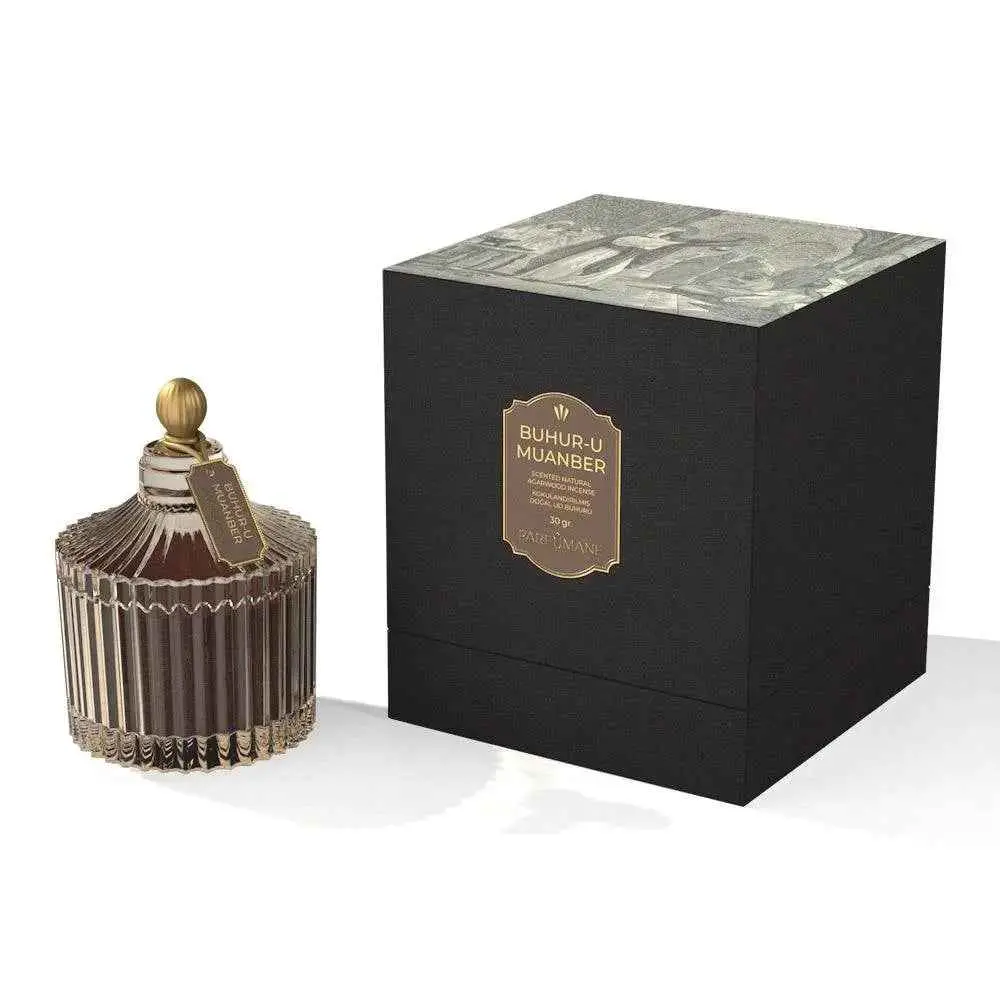 Buhur-u Muanber Natural Oud Incense Enriched With Amber 30g