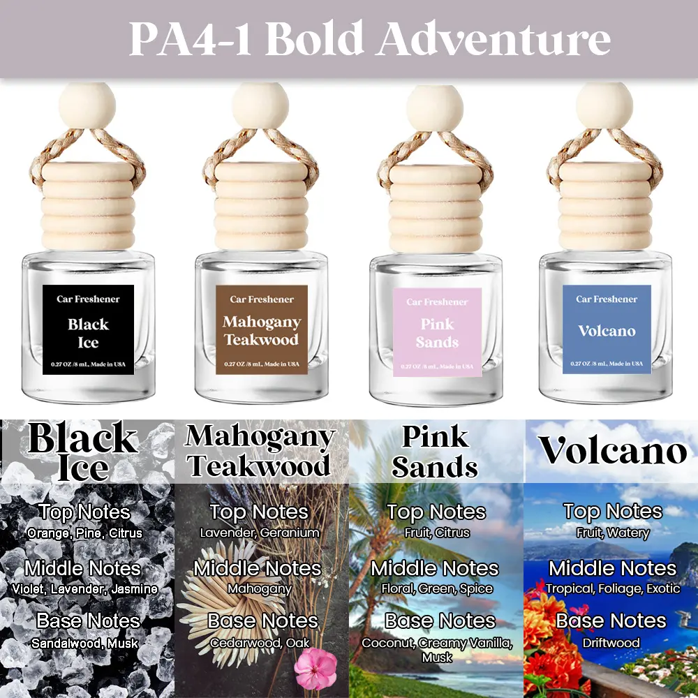 Bold Adventure:B4,M33,V53,P37(4 bottlesPA4-1 )