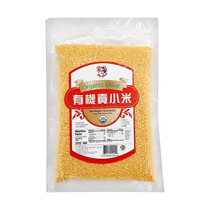 BIG GREEN Organic Millet 454g - USDA Certified, Ancient Grain, Gluten-Free, Non-GMO, Healthy Superfood for Cooking & Baking