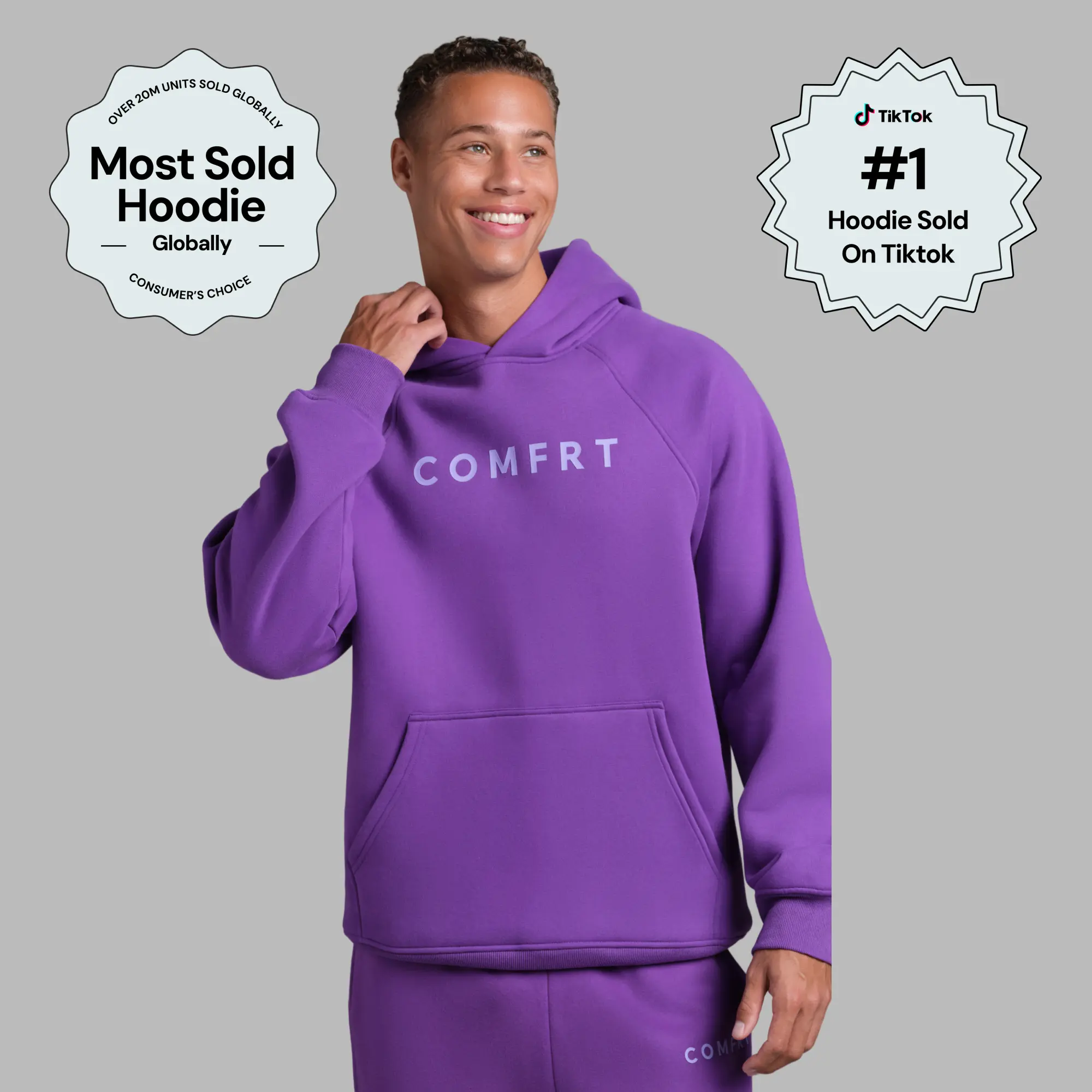 Comfrt | Tranquil Hoodie | Soft Oversized Slightly Weighted Hoodie For Stress & Anxiety