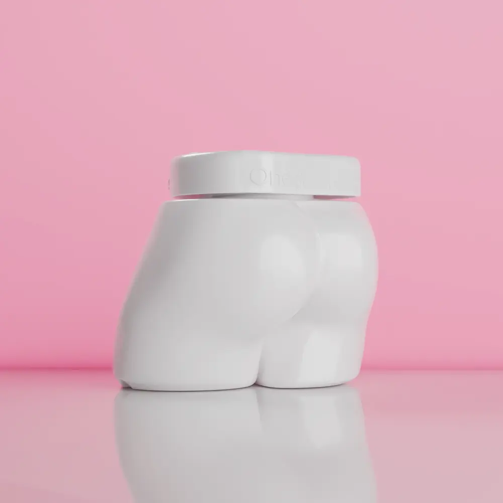 One Sol Booty Bottle Container Only Reusable Washable Portable Drinkware for Creatine Plus Refillable Tumbler Mug