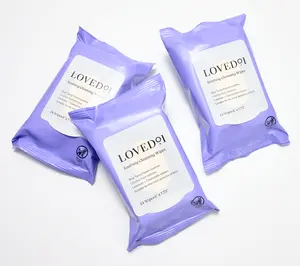 Loved01 Choice of Exfoliating or Soothing Wipes Trio