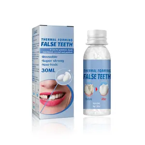 30ml Moldable Dental Glue, Instant Gap Filler & Emergency Tooth Fix, Pro SFX Film Makeup & Temp Denture Repair Kit, Seamless Modification
