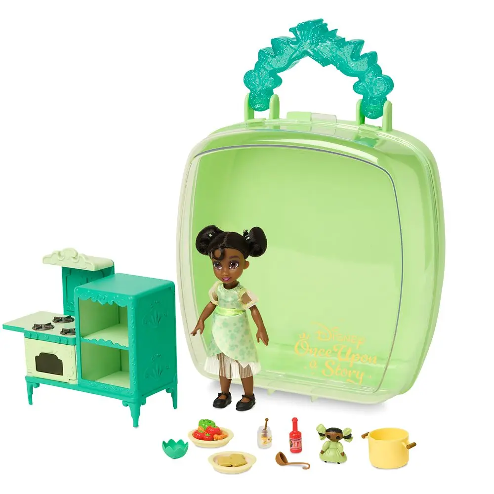 Disney Store Tiana Disney Once Upon a Story Mini Doll Playset – The Princess and the Frog – 5''