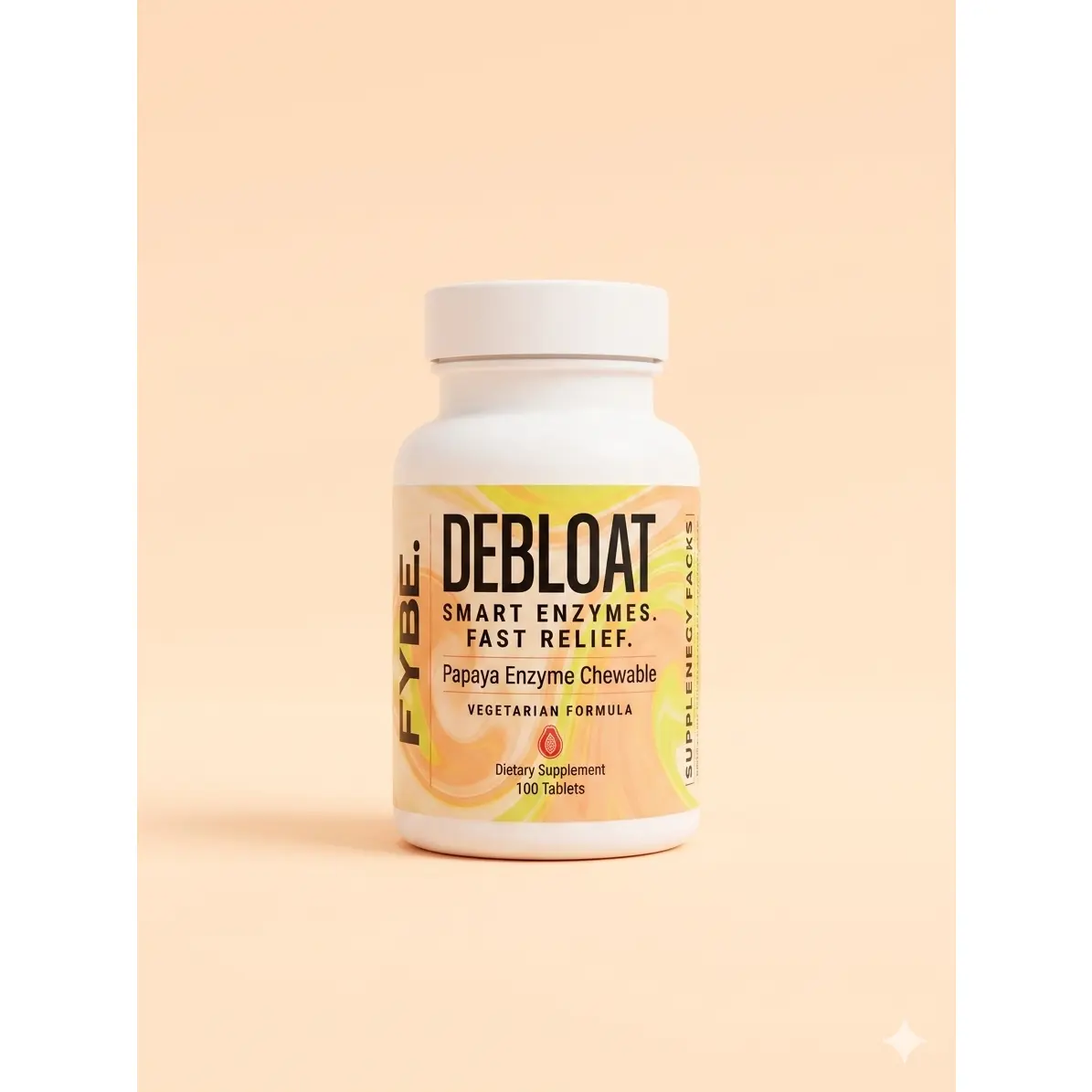 FYBE DEBLOAT Wellness Supplement, Digestive Support for Bloating Relief (Health & Nutrition Aid)