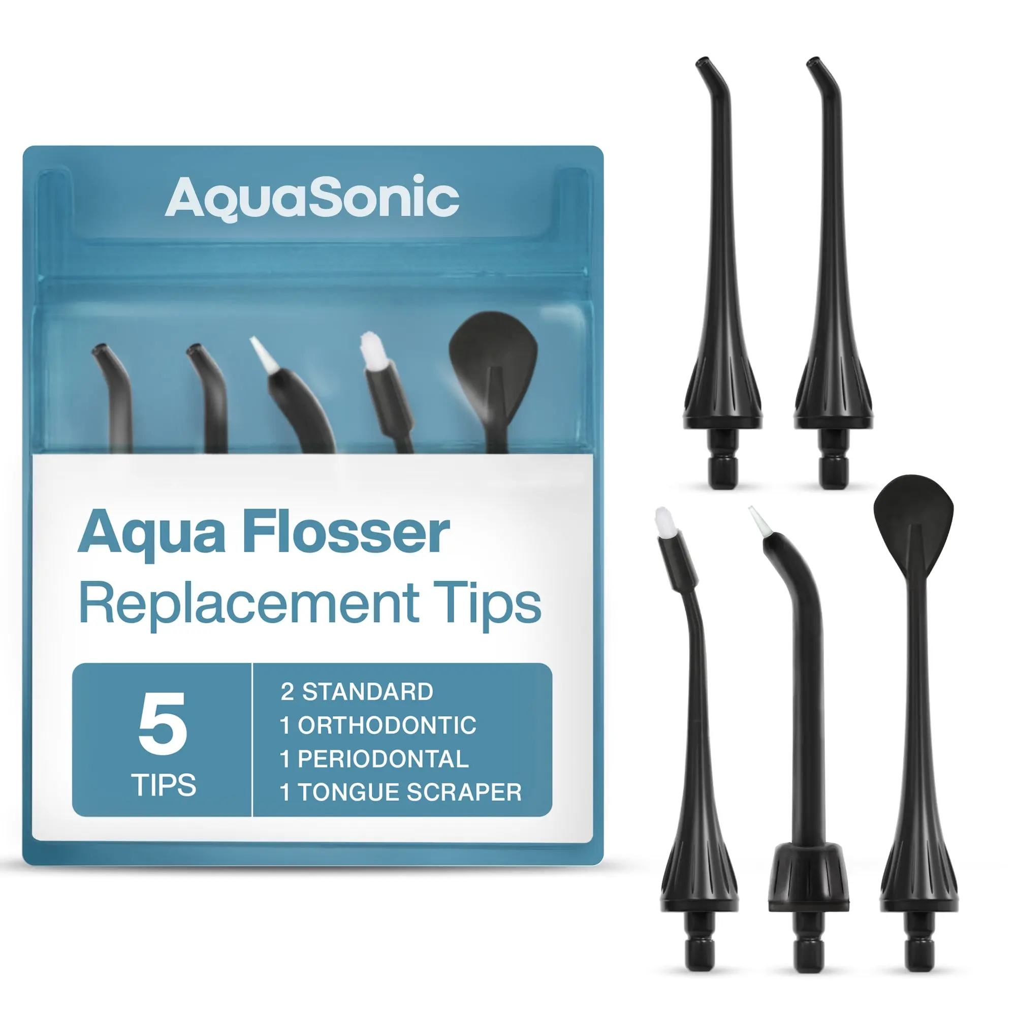 Aqua Flosser Replacement Tips, Water Flosser Replacement Tips, Oral Irrigator | AquaSonic