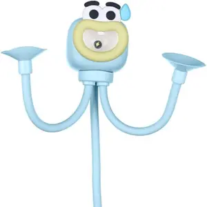 Cute Octopus Night Light with Flexible Tripod & Suction Cup, Portable LED Bedside Lamp Multifunctional Phone Stand for Kids Gift
