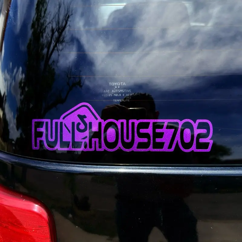 Custom Social Media Decal - Personalized Vinyl Sticker for Instagram, TikTok Profiles