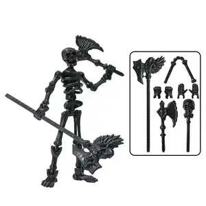 Poseable Skeleton Figure StatueDlY Building Kit for Creativity & Stress Relief!