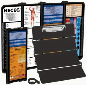 Nursing Clipboard Foldable - 4-layer aluminum foldable nurse clipboard with foldable pocket size, comes with nursing medical memo pad, suitable for nurses, students, and doctors.