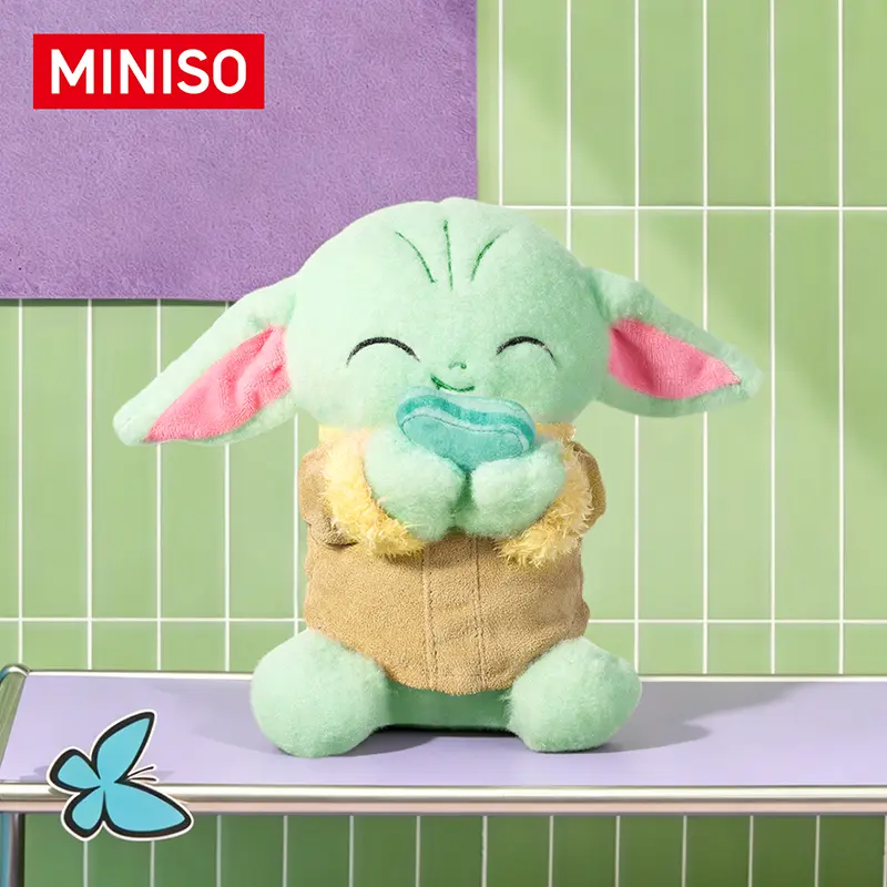 MINISO Star Wars Grogu Plush Doll – Soft Cuddly Baby Yoda Stuffed Animal, Perfect Gift for Star Wars Fans, Collectible Toy for Kids,Adults & Mandalorian Lovers! DealsForYouDays