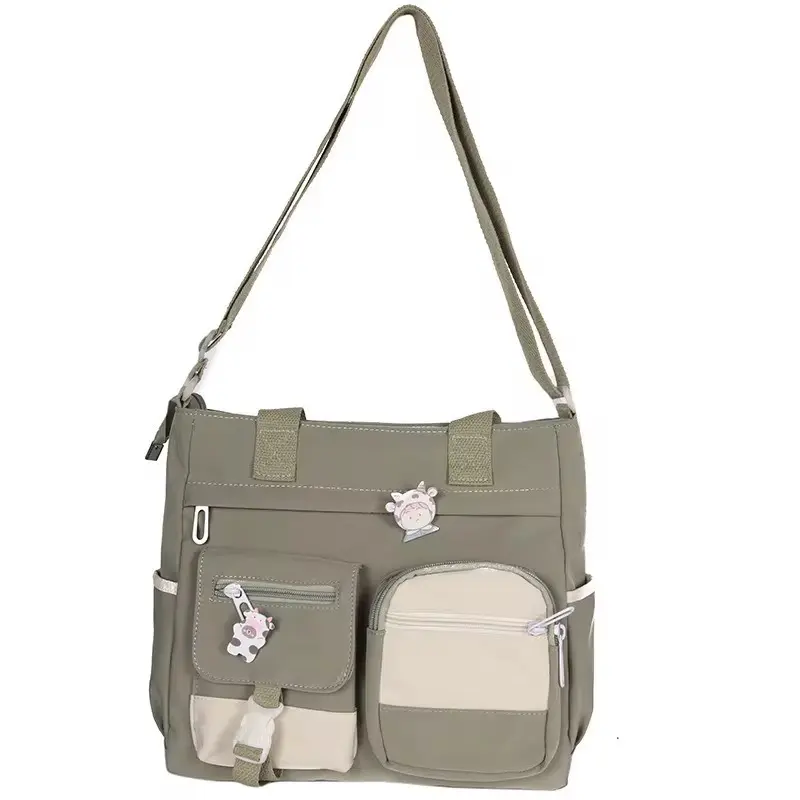 Crossbody Cute Bag for Teens Kawaii Messenger Purse Nylon Shoulder Bags