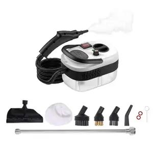 Portable Handheld Steam Cleaner with 10 Accessories, Adjustable Levels, Fast Heat-Up Steamer for Kitchen, Bathroom, Tile & Car Cleaning, Lightweight Ergonomic Design, Multi‑Purpose Stain Remover for Daily Cleaning