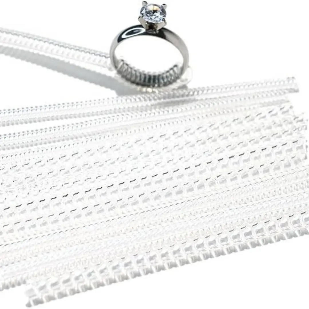 2Set 8pcs Transparent Ring Size Adjuster, Invisible Wrapping Rope To Adjust The Elasticity Of Rings, Different Combination Options Available adjustment tool ring Adjuster for loose Rings resized jewelry Adjuster