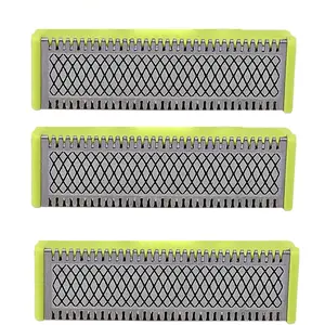 Replacement Shaver blade, compatible with Norelco One blade Suitable spare blade QP210/80 QP2515 QP2520 QP2630 QP2834 QP6510/31 QP6520/30 (3 pieces) Shaving Products