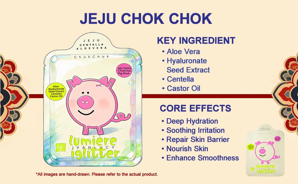 【JU】3-in-1 Asiatica Face Mask | Hydrating, Brightening  & Barrier-Repairing with Aloe Vera, Centella Asiatica,Madecassoside, Glutathione & Sprout Complex | Korean Facial Masks | Korean Skincare