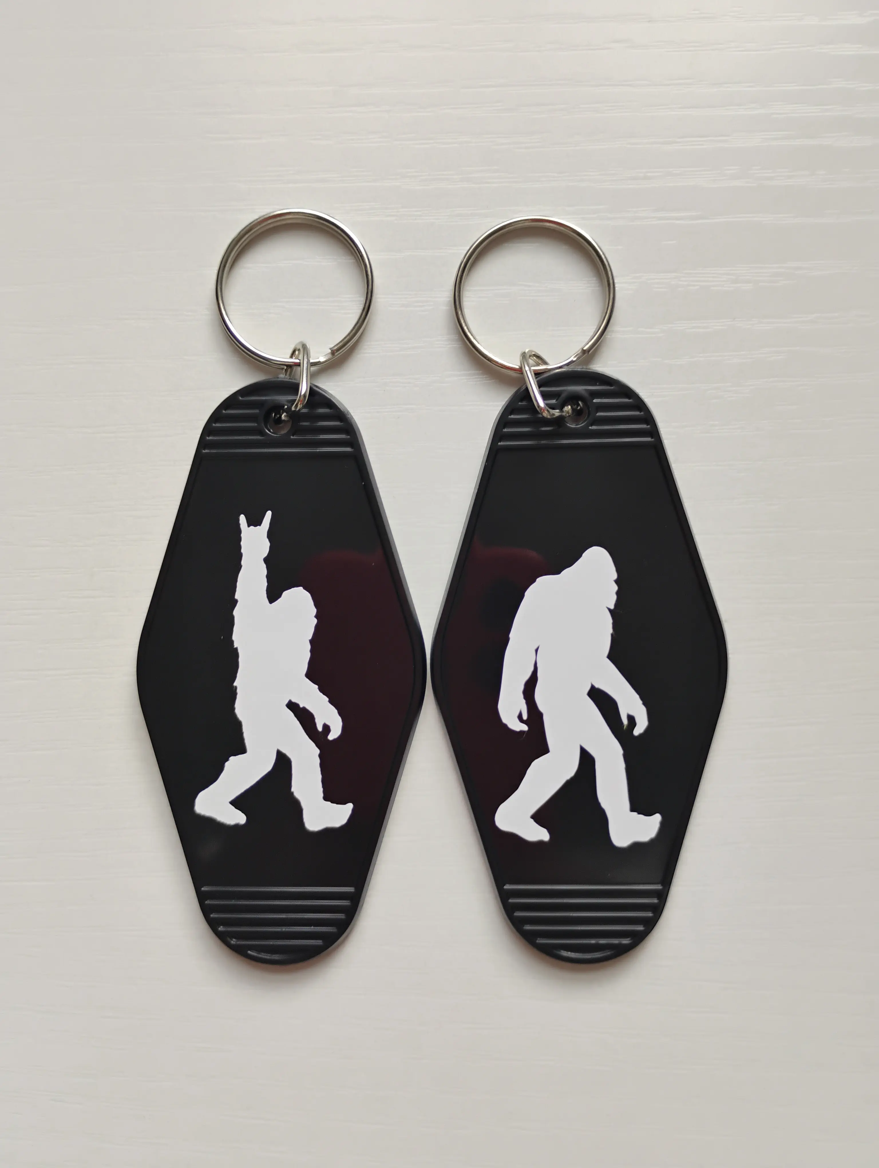 Bigfoot Sasquatch Cryptids Motel Keychain