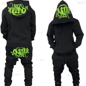 20252025 Fashion Street Casual Sports Coat Trousers Sweater Suit Matching Clothing Set Streetwear