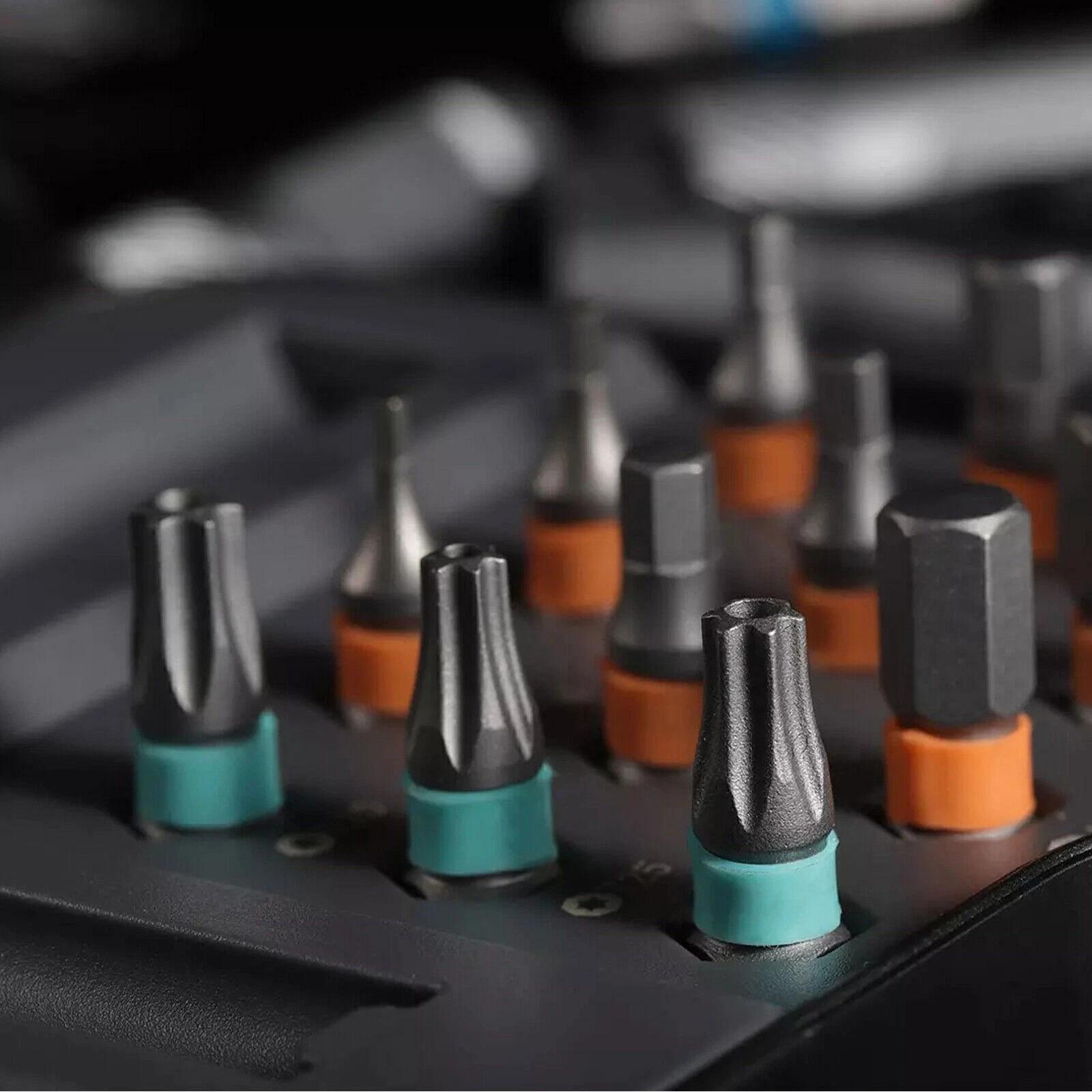 25Pcs 24 in 1 Multifunction Screwdriver Head Set Household Repair Ratchet Wrench