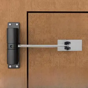 Automatic Safety Door Closer, Silver Color Rod, Adjustable Door Hinge, Slow Closing Non-Slamming, Home Safety Door, Automatic Closing