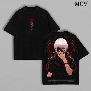 Tokyo Ghoul Tee – Ken Kaneki Vintage Washed Oversize Shirt