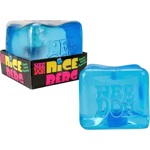 Schylling NeeDoh Nice Berg - Giant NeeDoh Nice Cube - Sensory Squeeze Toy with a Super Solid Squish