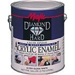 212 MAIN Diamondhard Acrylic Enamel Exterior Wallpaint, 1 Gal Gloss Dark Brown, Model 8-1502-1, Long-Lasting