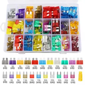 300Pcs Car Fuse Assortment Kit, 150 Mini Blade Fuses Automotive + 150 Standard Auto Fuses + Puller, Replacement for RV Camper Boat Truck (2Amp 3A 5A 7.5A 10A 15A 20A 25A 30A 35A 40A)