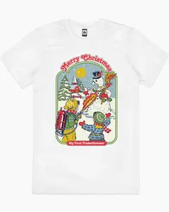 MY FIRST FLAMETHROWER T-SHIRT
