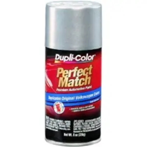 Krylon BVW2039 8 oz Perfect Match Automotive Paint, Volkswagen Reflex Silver Metallic