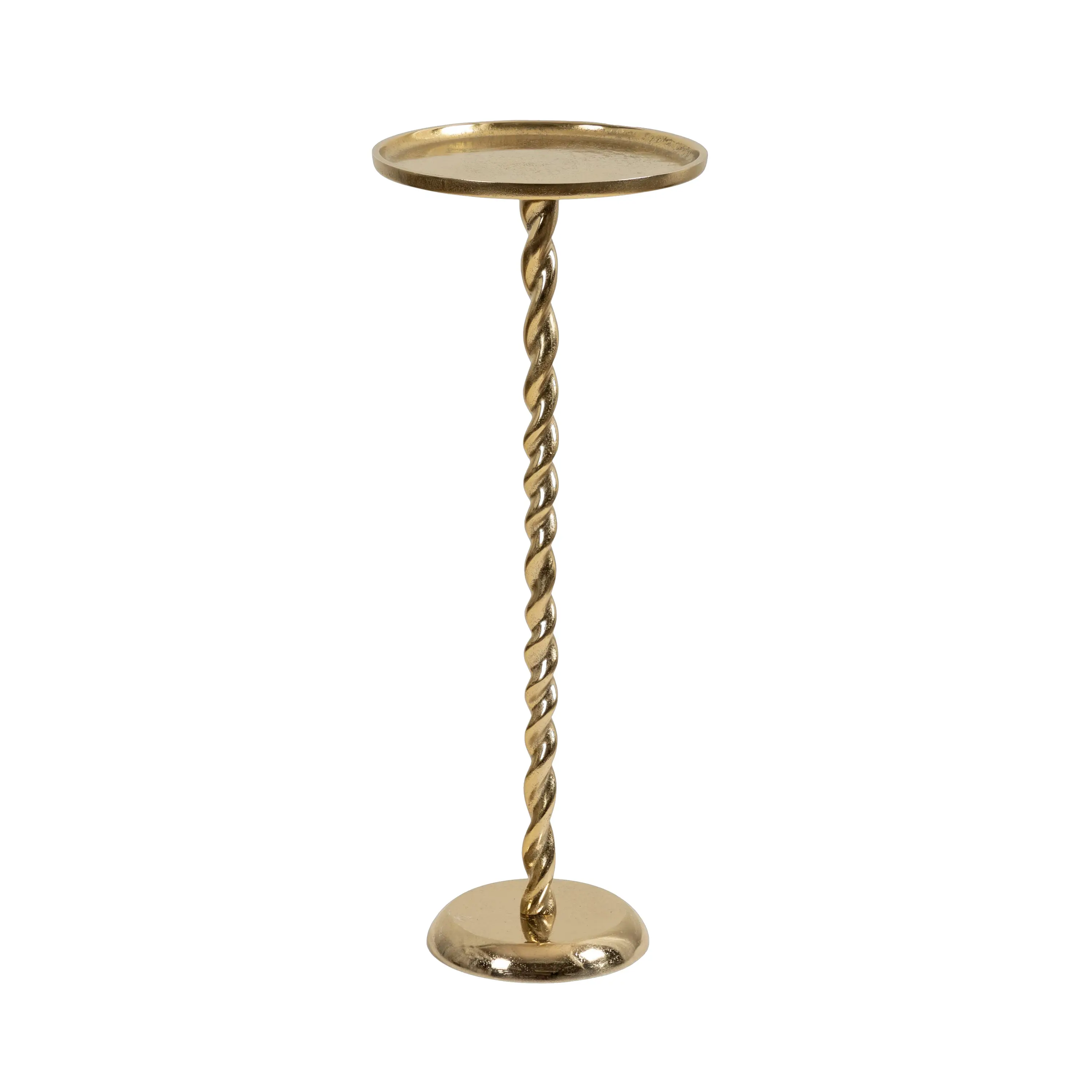 Ropa Metal Pedestal Table and Plant Stand