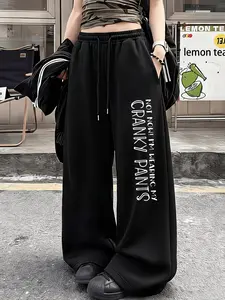 Women's Casual Loose-Fit Long Pants, Bottoms, Not Now! I'm Wearing My Cranky Pants Print, All-Season Woven Fabric, Home & Outdoor Wear, Womenswear