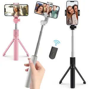 Portable 360° Rotatable Selfie Stick Tripod - Integrated with Wireless Remote Control | Outdoor Travel Camera Stand