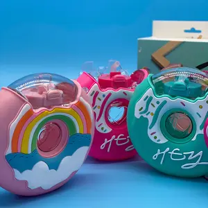 Kawaii Donut Tumblers - Portable and Reusable Water Bottles cool gift tumblers drinkware