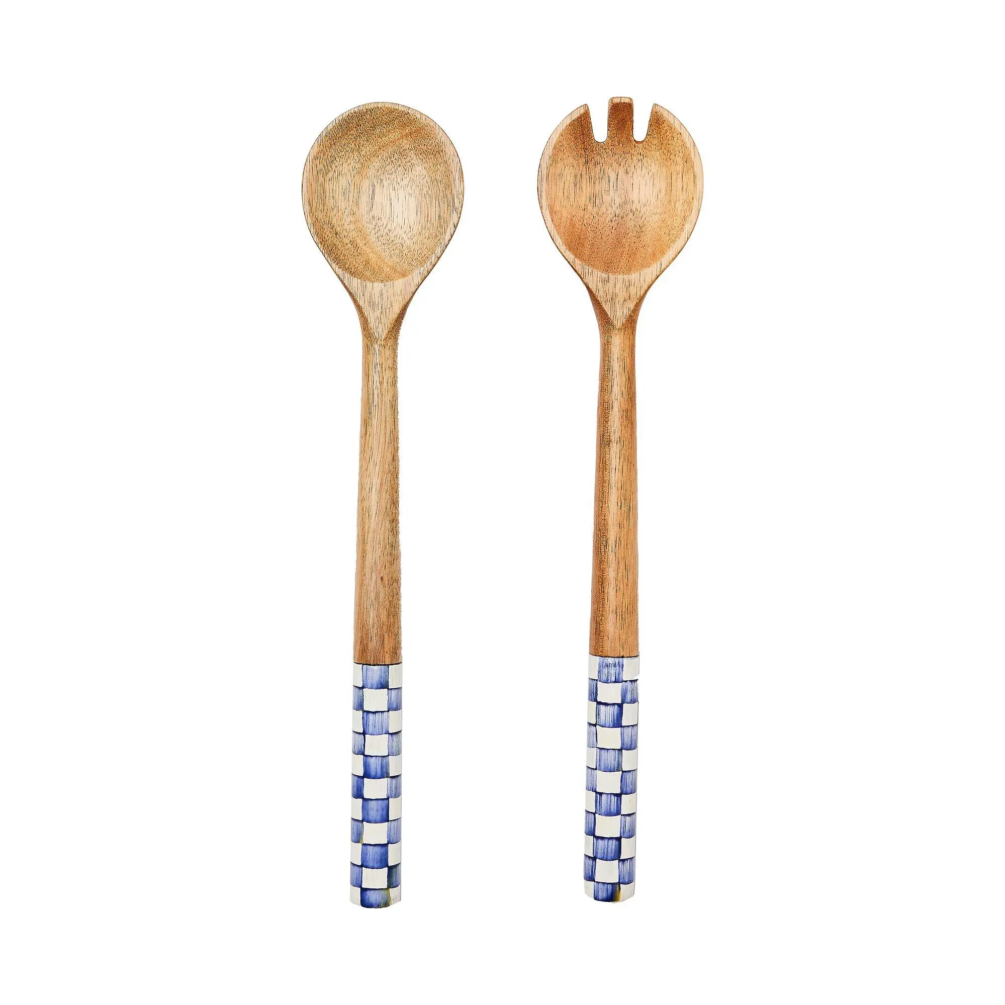 MacKenzie- Childs Wooden Salad Servers