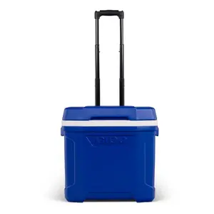 Igloo Cooler 30QT Portable Latitude Roller Wheels Cup Holder