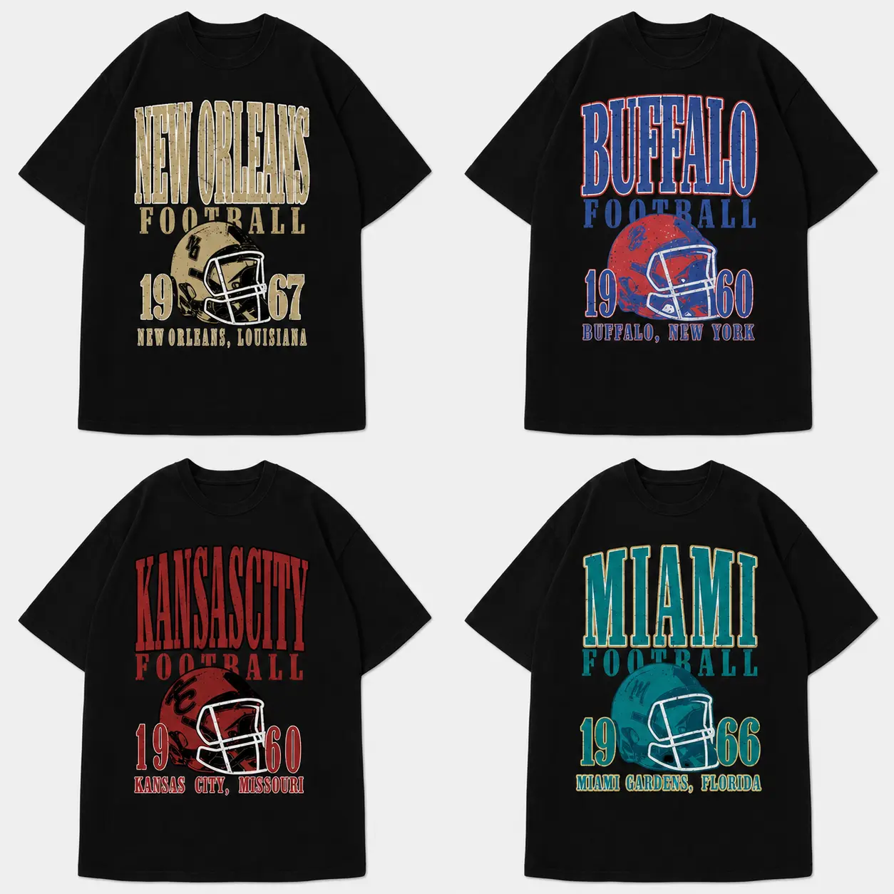 Vintage 90s All Team Football BLACK Crewneck Tshirt, Hometown City Football Game Day Tee, Vintage Football Throwback Graphic, Football Lover Gift, Gift For Fans