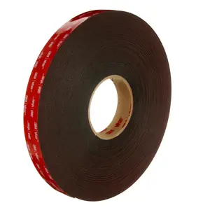 3M VHB Tape 5952 Double-Sided Acrylic Foam Tape - Heavy Duty, Industrial Mounting Tape - 1 inch width x 36 yards length, 45 mil thick - Black
