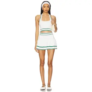 Free People x FP Movement Advantage Set in White & Heritage Green