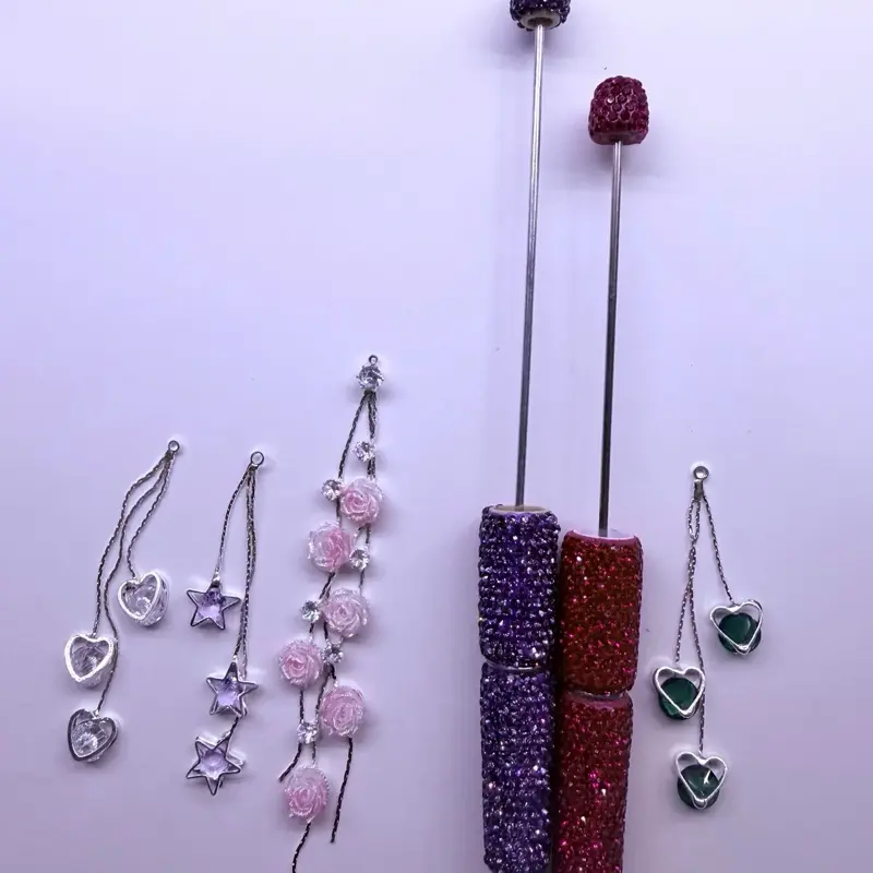 (Live)Kreations by Kela Pen extenders Charms Fancy beads for Enhancing Writing Experience