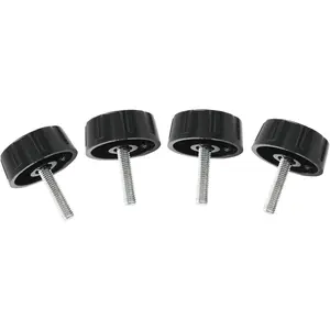 Fishing Reel Handle Screw Caps Black Fishing Reel Handle Nut Fishing Spining Reel Knob Screw for Handle Grip