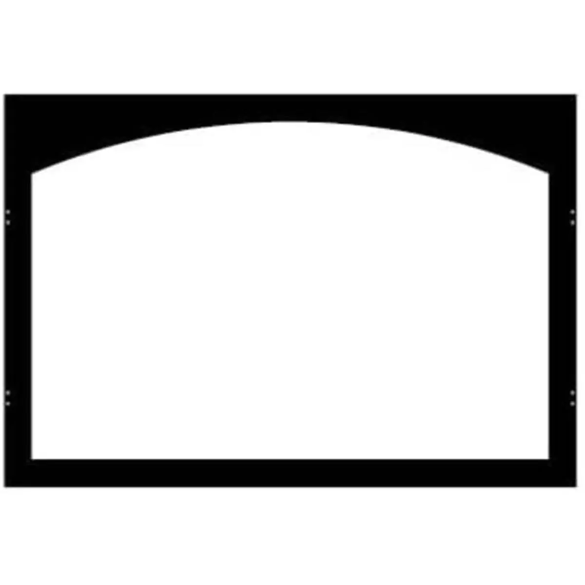 Empire VFY36SBL Arched Frame Fireplace Door, Black Home Improvement Arched Top Enclosure Frame Door with Hearth Safety Spark Guard, Arch Top Doors